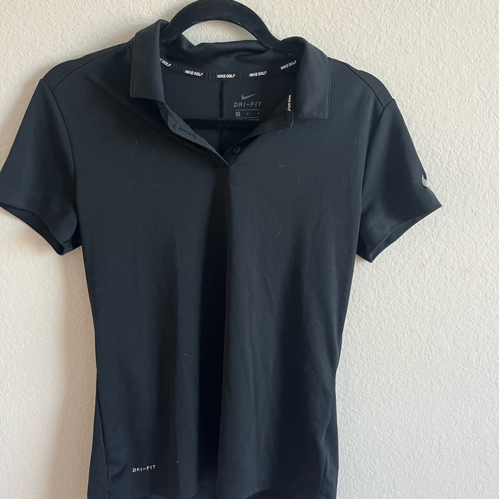 Nike Black Polo Shirt Classic Design